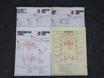 Lot 2 - Four Castrol lubrication charts
