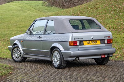 Lot 4 - 1990 Volkswagen Golf GTi Cabriolet