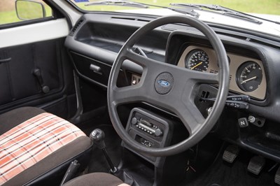Lot 23 - 1981 Ford Fiesta Supersport