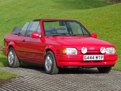 Lot 90 - 1990 Ford Escort XR3i Cabriolet