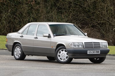 Lot 91 - 1990 Mercedes-Benz 190 E 2.0