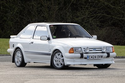 Lot 95 - 1986 Ford Escort RS Turbo