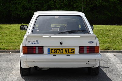 Lot 90 - 1985 Ford Escort RS Turbo