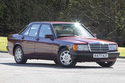 Lot 116 - 1993 Mercedes-Benz 190 E 2.0