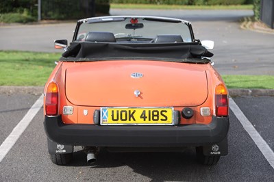 Lot 101 - 1978 MG B Roadster