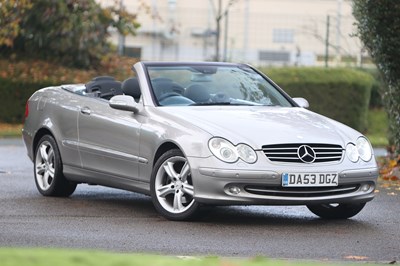 Lot 185 - 2003 Mercedes-Benz CLK 320 Avantgarde
