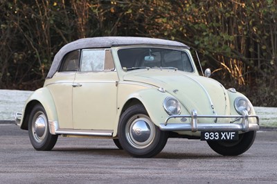 Lot 125 - 1962 Volkswagen Beetle 1200 Karmann Cabriolet