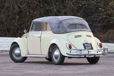 Lot 125 - 1962 Volkswagen Beetle 1200 Karmann Cabriolet