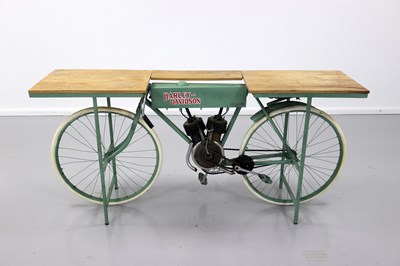 Lot 46 - Harley Davidson Recreation Desk