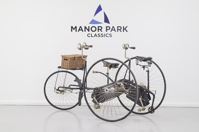 Lot 41 - 1886 Quadrant Tandem Tricycle