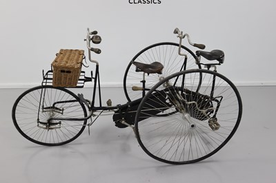Lot 41 - 1886 Quadrant Tandem Tricycle