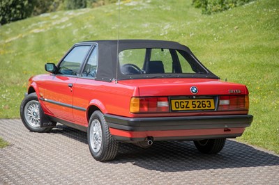 Lot 15 - 1988 BMW 316 Baur Cabriolet