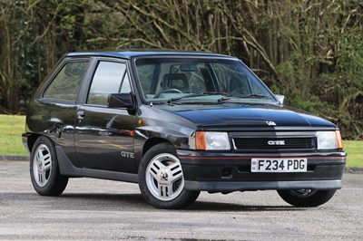 Lot 155 - 1988 Vauxhall Nova 1.6 GTE