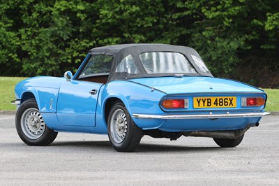Lot 101 - 1981 Triumph Spitfire 1500