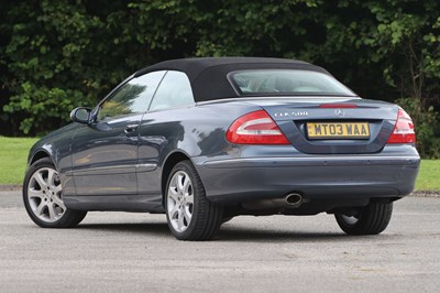 Lot 2 - 2003 Mercedes-Benz CLK 500 Elegance