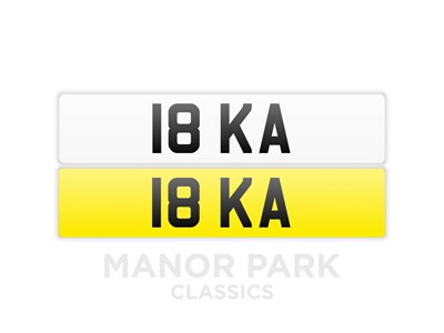 Lot 101 - Registration Number '18 KA'