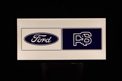 Lot 2 - Ford RS-style Light Up Wall Art