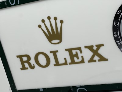 Lot 3 - Rolex-style Light Up Wall Art