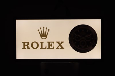 Lot 3 - Rolex-style Light Up Wall Art