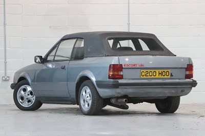 Lot 286 - 1985 Ford Escort 1.6i Cabriolet