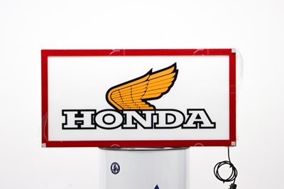 Lot 22 - Honda-style Light Up Wall Art