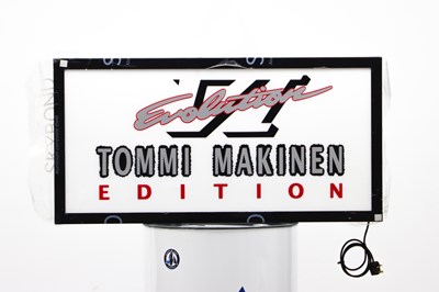 Lot 202 - Evo VI Tommi Makinen Edition-style Light Up Wall Art