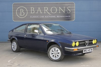 Lot 122 - 1980 Alfa Romeo Alfasud Sprint Veloce