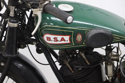 Lot 25 - 1929 BSA S29 Sloper