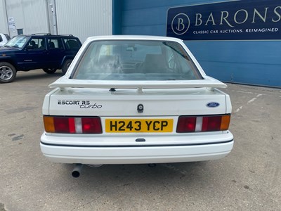 Lot 123 - 1991 Ford Escort RS Turbo