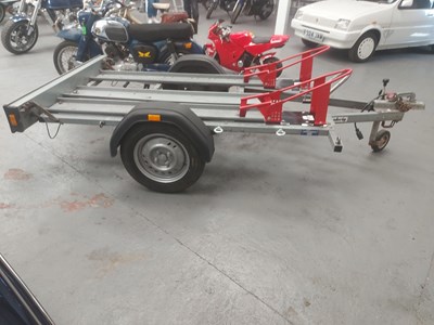 Lot 110 - Brenderup Twin Motorcycle Trailer