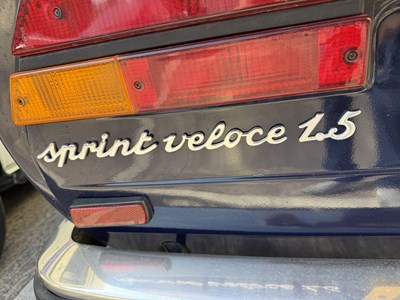 Lot 273 - 1980 Alfa Romeo Alfasud Sprint Veloce