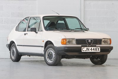 Lot 285 - 1982 Alfa Romeo Alfasud 1.3