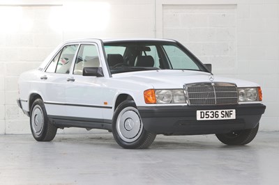 Lot 212 - 1986 Mercedes-Benz 190 E 2.0
