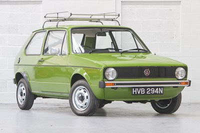 Lot 283 - 1975 Volkswagen Golf N 'Swallowtail'
