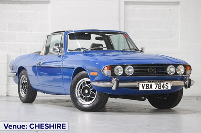 Lot 245 - 1977 Triumph Stag