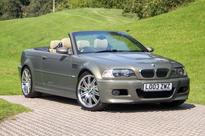 Lot 67 - 2003 BMW M3 Convertible