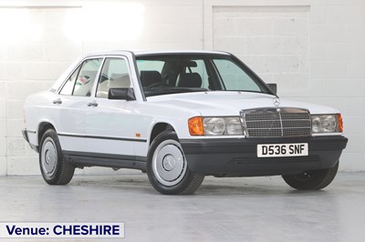 Lot 305 - 1986 Mercedes-Benz 190 E 2.0