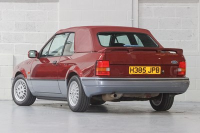 Lot 206 - 1990 Ford Escort XR3i Cabriolet