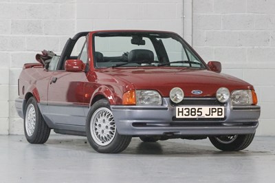 Lot 206 - 1990 Ford Escort XR3i Cabriolet