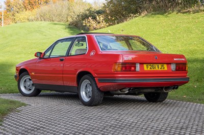 Lot 5 - 1989 Maserati 228 Bi Turbo