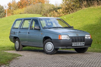 Lot 77 - 1987 Vauxhall Astra 1.3 Merit Estate