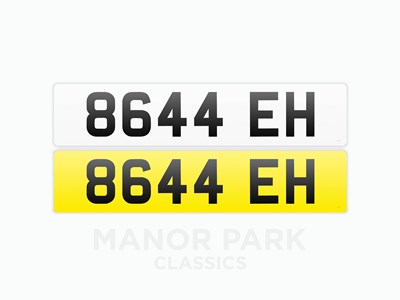 Lot 287 - Registration Number 8644 EH
