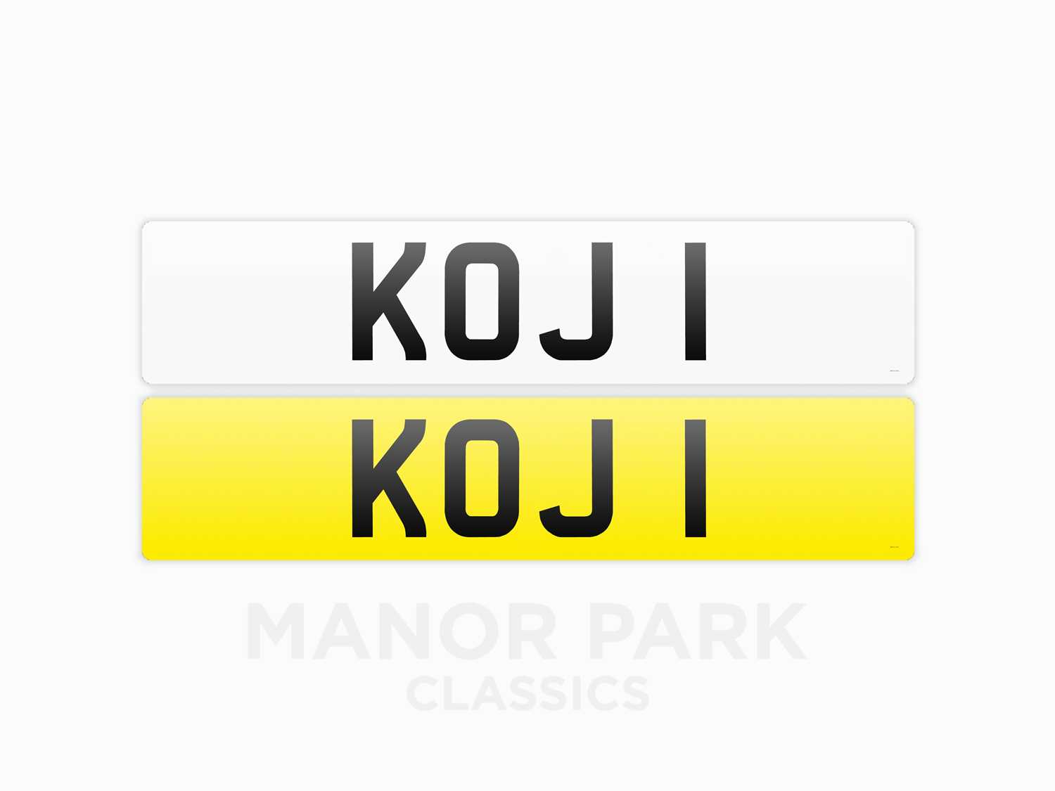 Lot 29 - Registration Number KOJ 1