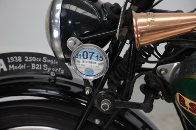 Lot 56 - 1938 BSA B21