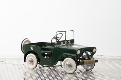 Lot 281 - Tri-ang Willys Jeep Pedal Car
