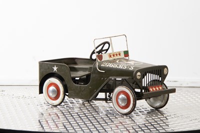Lot 282 - Tri-ang Willys Jeep Pedal Car