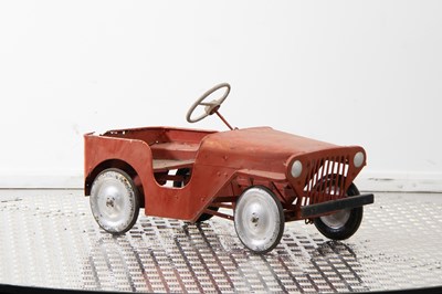 Lot 285 - Tri-ang Willys Jeep Pedal Car
