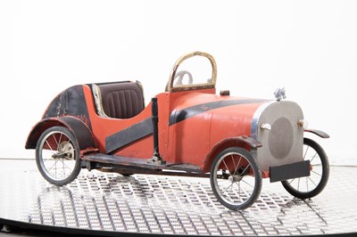 Lot 286 - Vintage Steel Frame Pedal Car