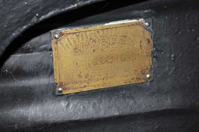 Lot 123 - 1926 Sunbeam 20/60