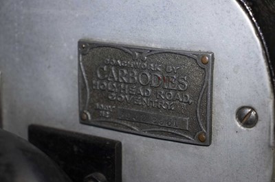 Lot 132 - 1931 Alvis 12/60 TK Beetleback